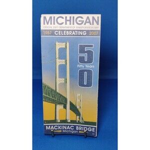 2007 Michigan State Highway Transportation Travel Road Map-V2